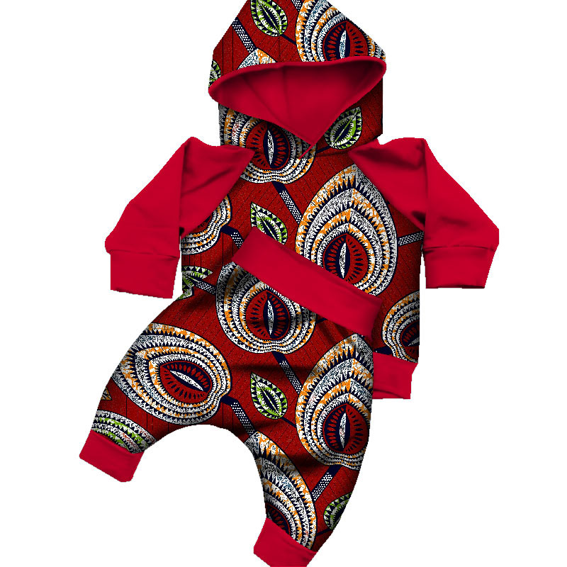 2 Pcs Sets Kids Boy African Clothes  (3)