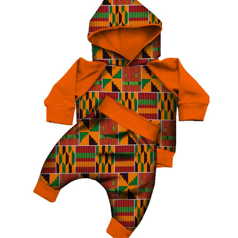 2 Pcs Sets Kids Boy African Clothes  (7)