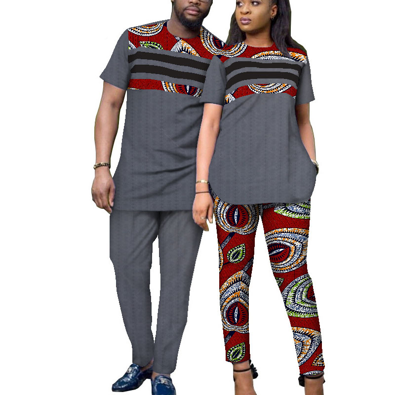 African dashiki couples T-shirts