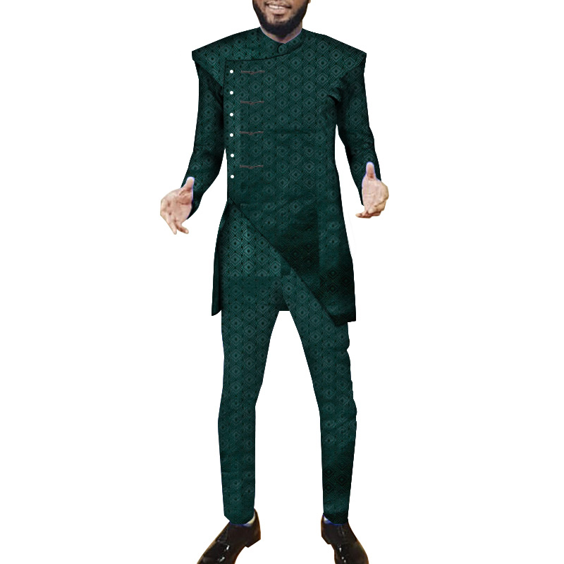 African Dashiki Outfits Men Clothes (4)