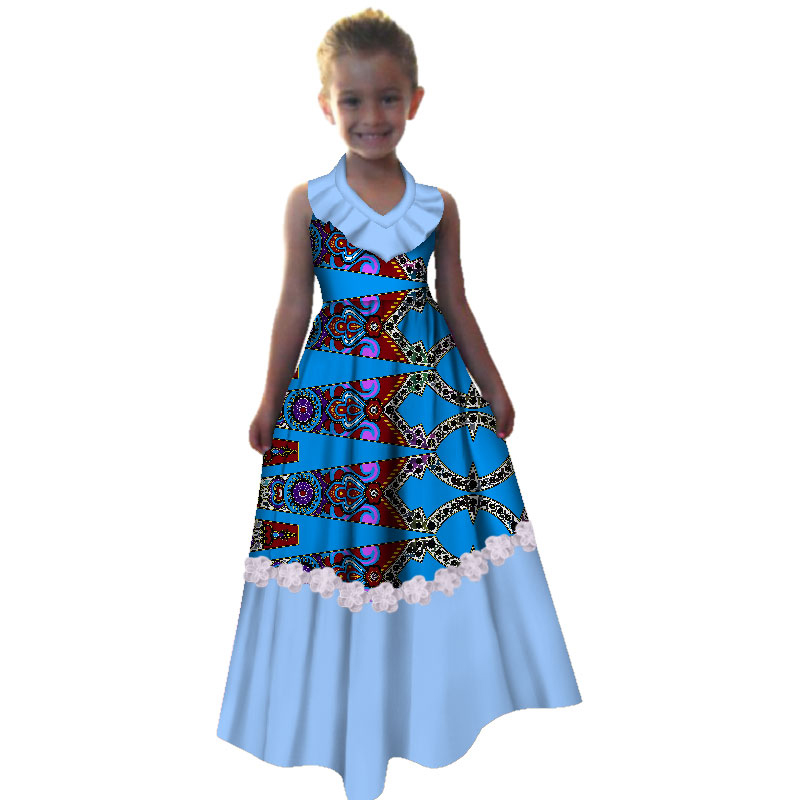 African dashiki clothes for girl's dress (12)