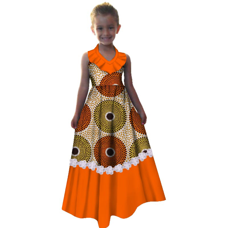 African dashiki clothes for girl's dress (8)