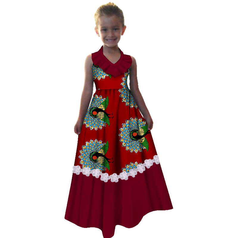African dashiki clothes for girl's dress (9)