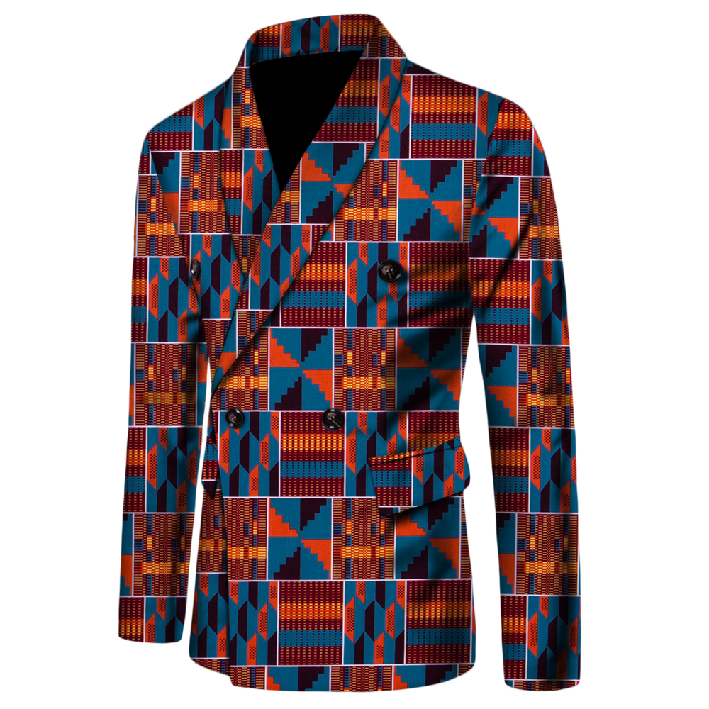 African dashiki mens casual suit (12)