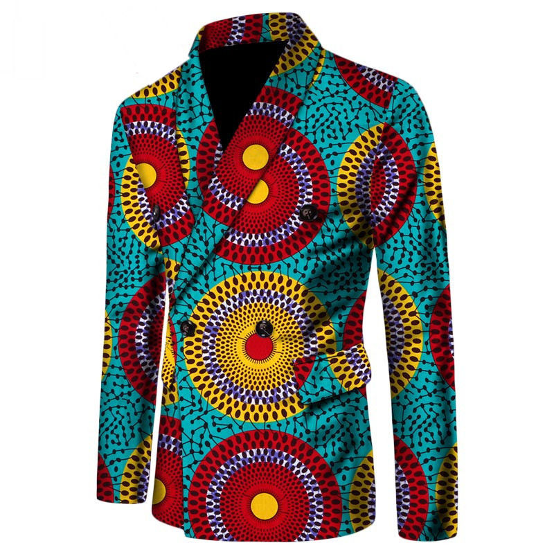 African dashiki mens casual suit (13)