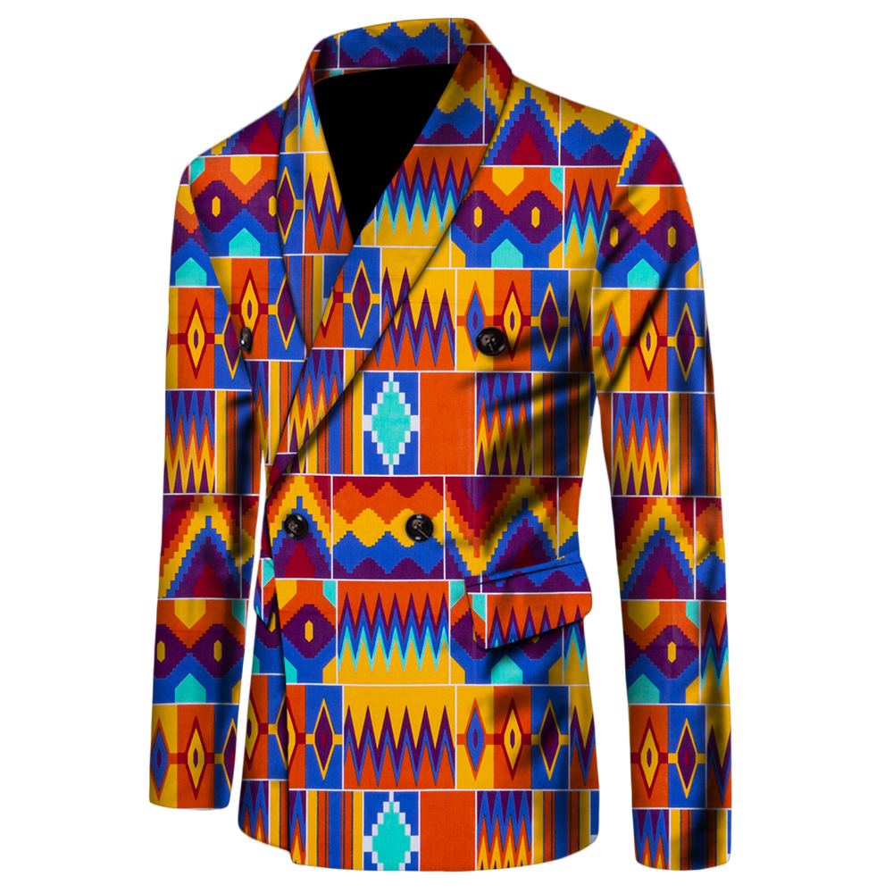 African dashiki mens casual suit (14)