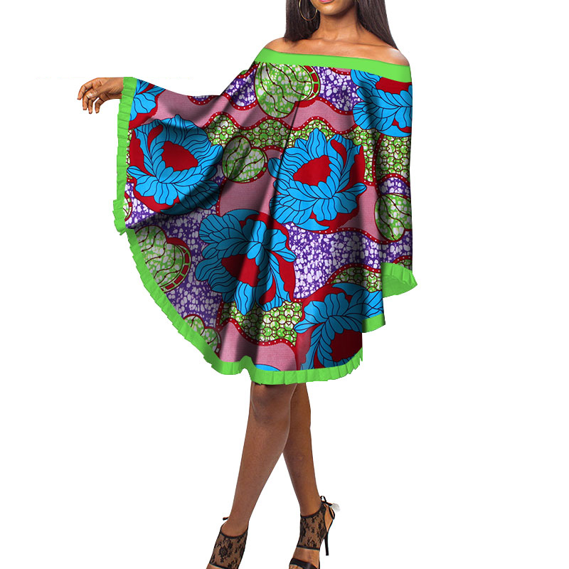 African dashiki print sewing skirt (2)