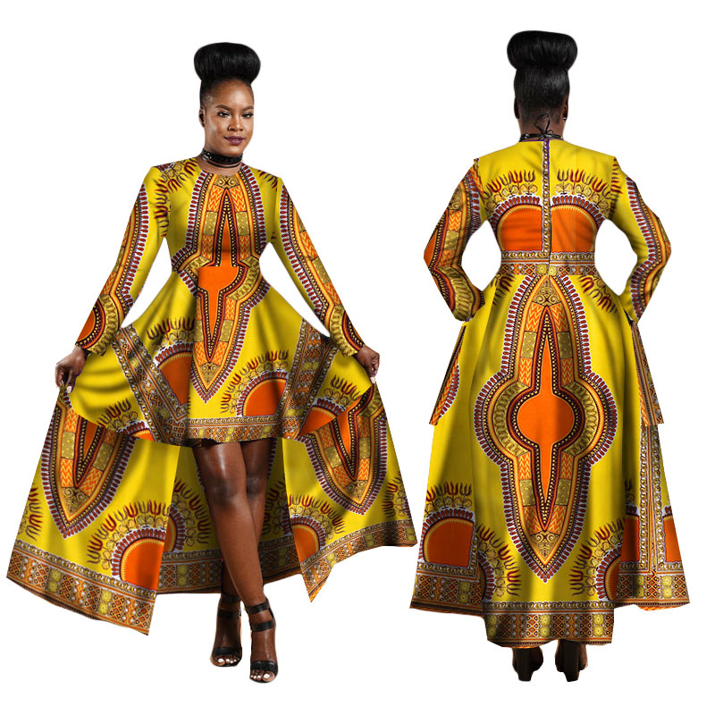 African female dashiki ankara wax dress (35)