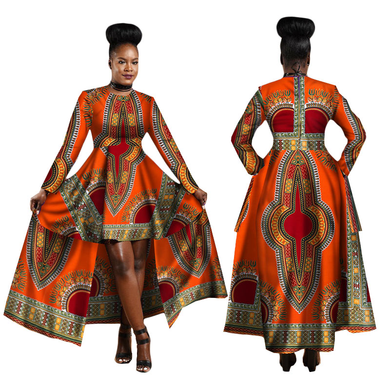 African female dashiki ankara wax dress (36)