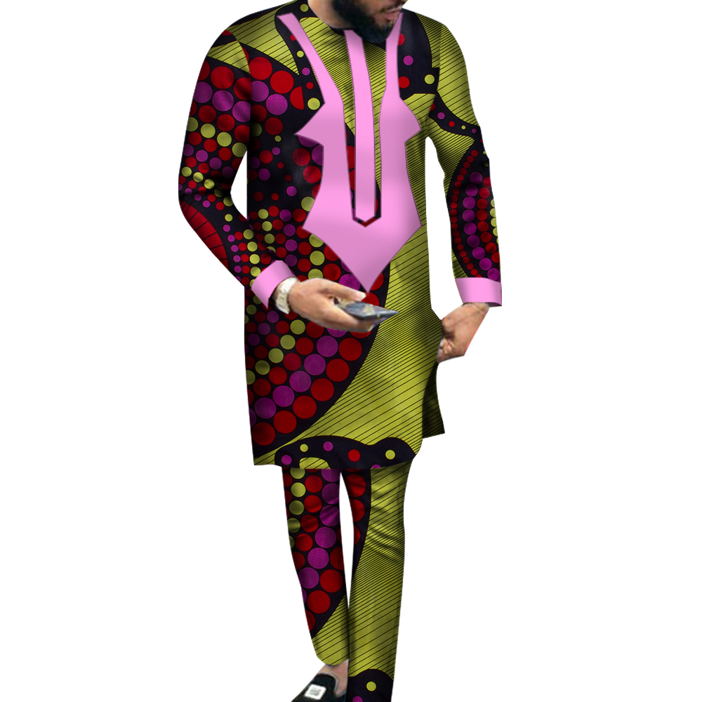 African mens Ankara Dashiki suits (5)