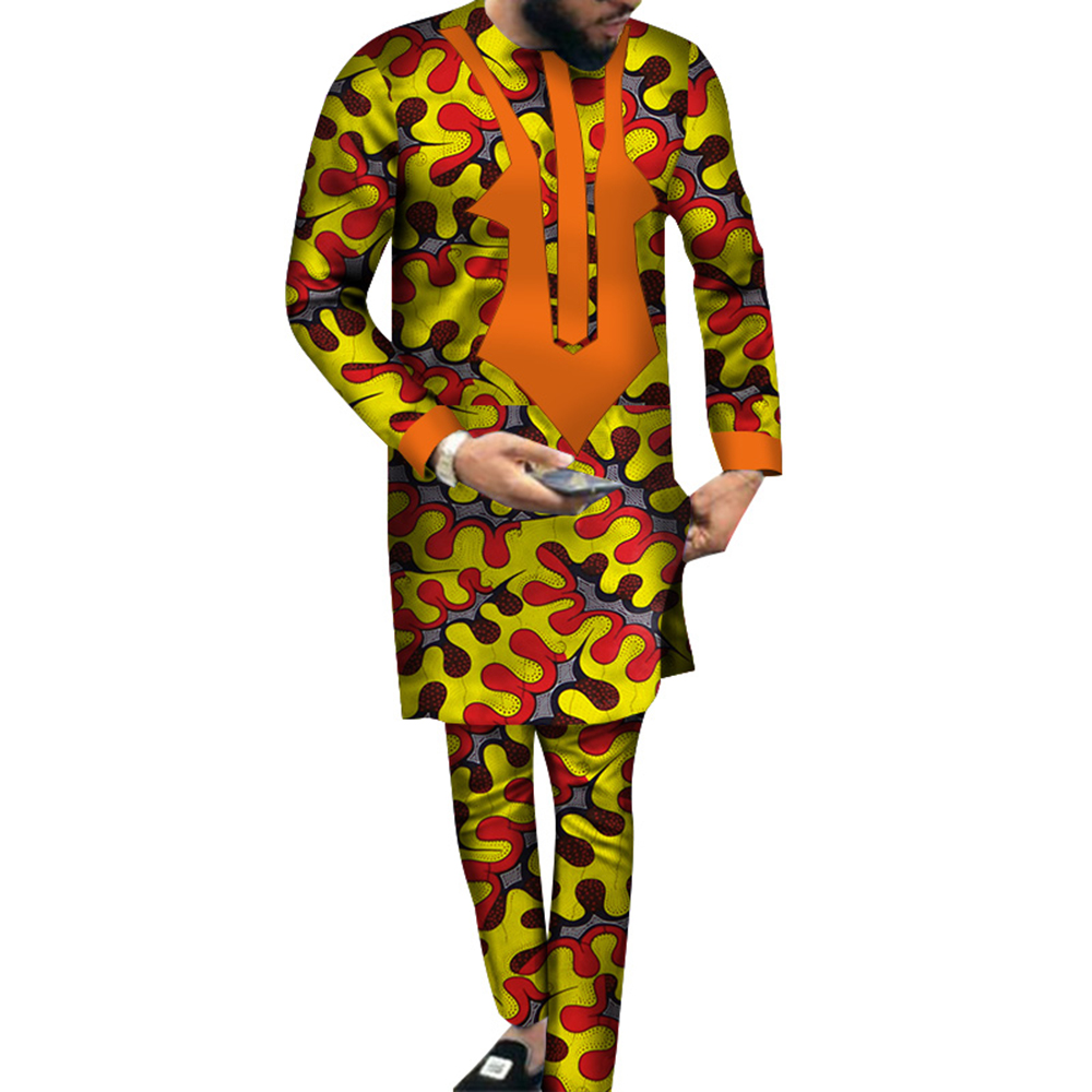 African mens Ankara Dashiki suits (8)