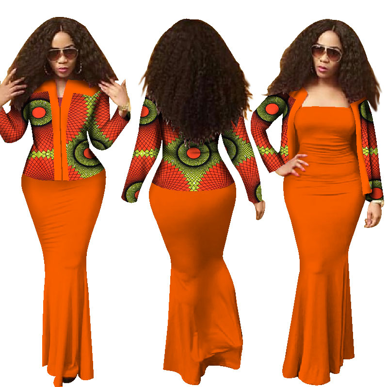 Ankara dashiki african ladies outfits (18)