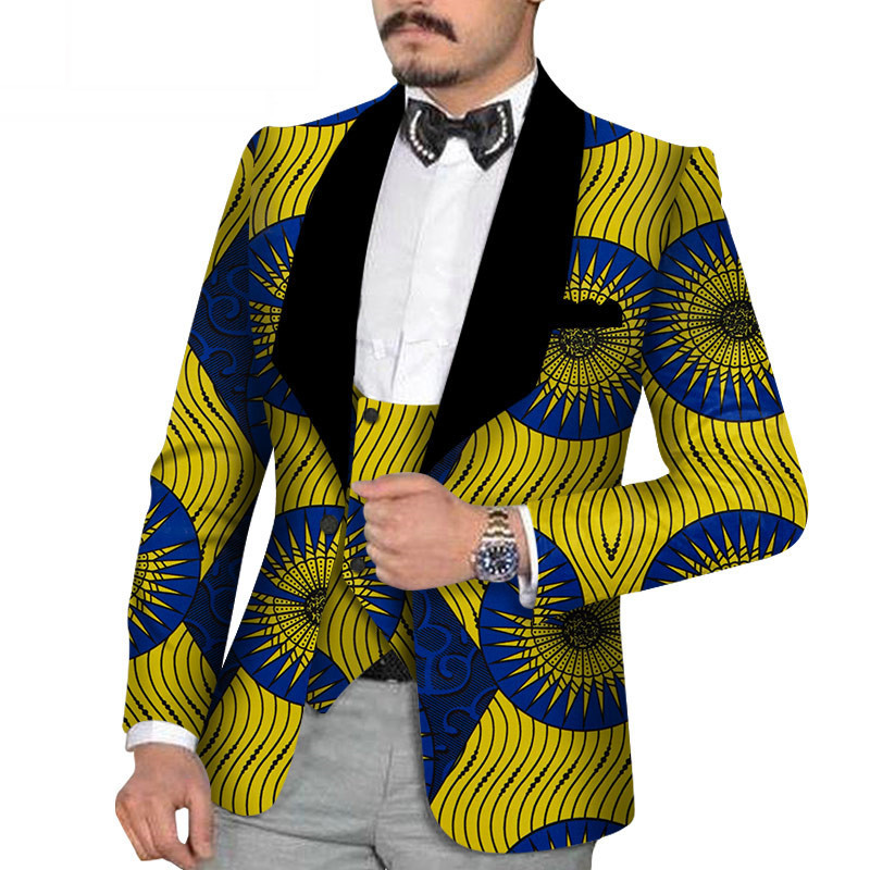 Bazin african dashiki attire outfits for men blazer (2)