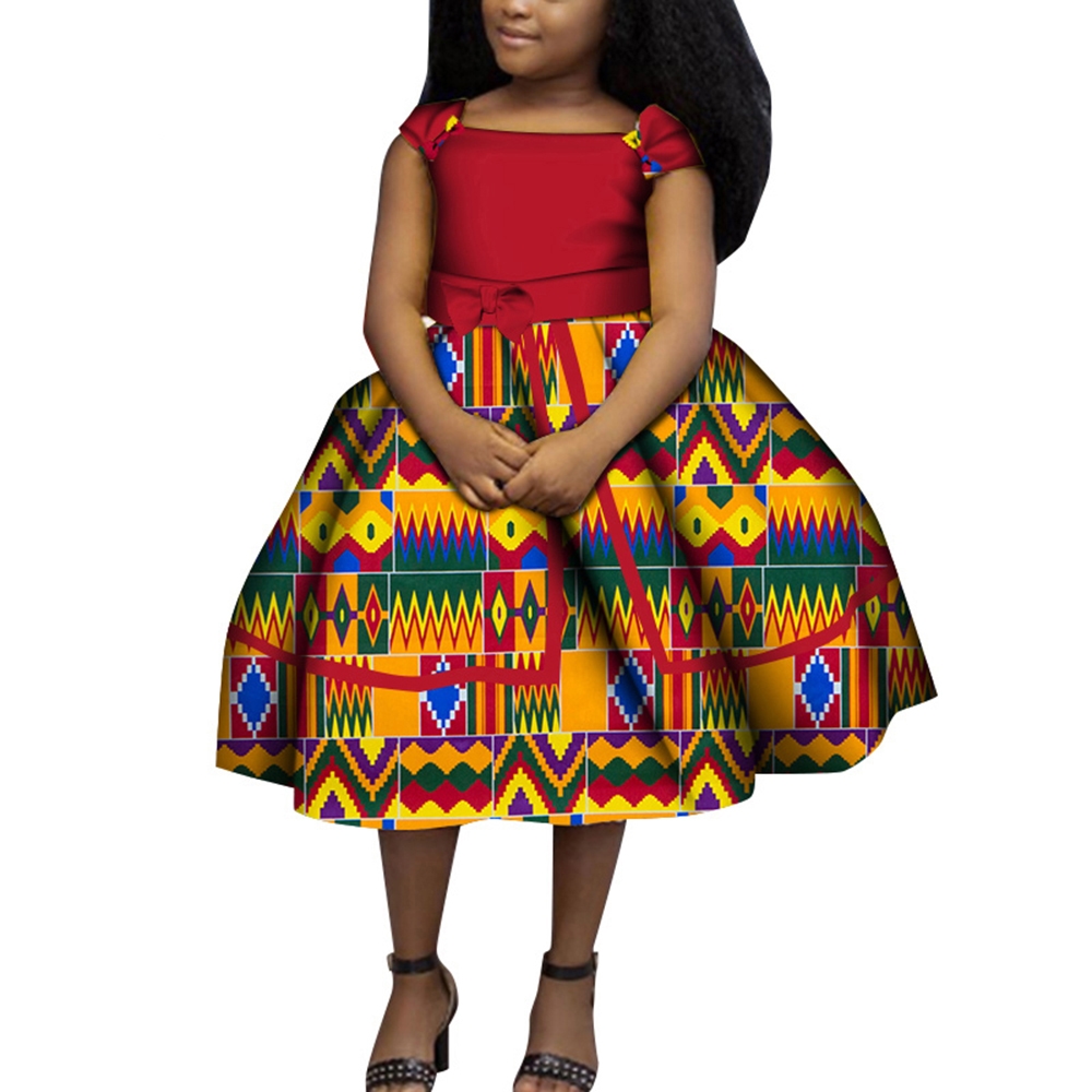 Children African Clothing Party Dress (4)