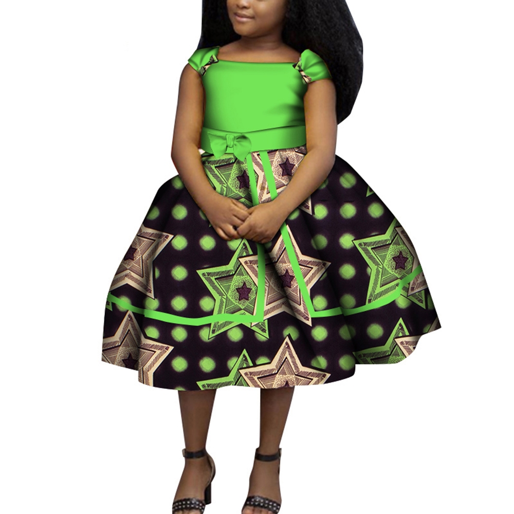 Children African Clothing Party Dress (5)