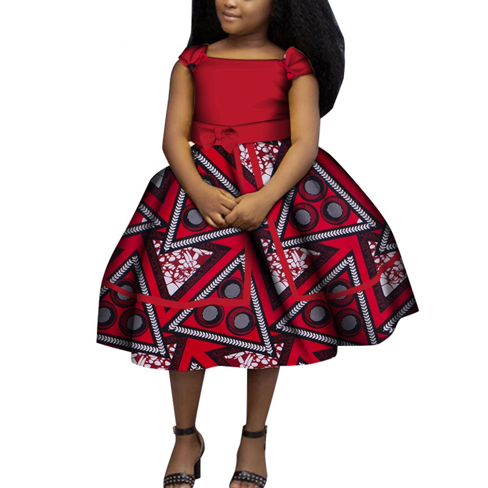 Children African Clothing Party Dress (8)