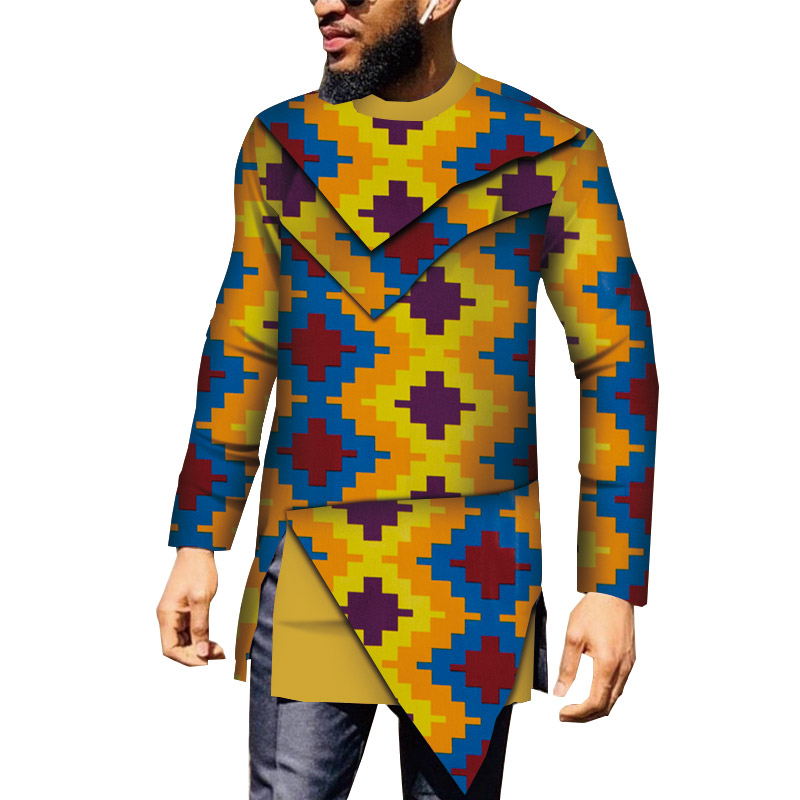Dashiki Patchwork Shirts (2)