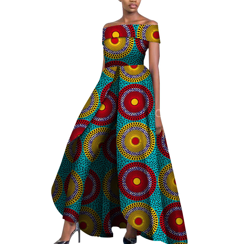 african ankara dashiki no shoulder dress (6)