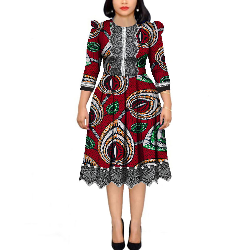 african dashiki ankara ladies dress (6)