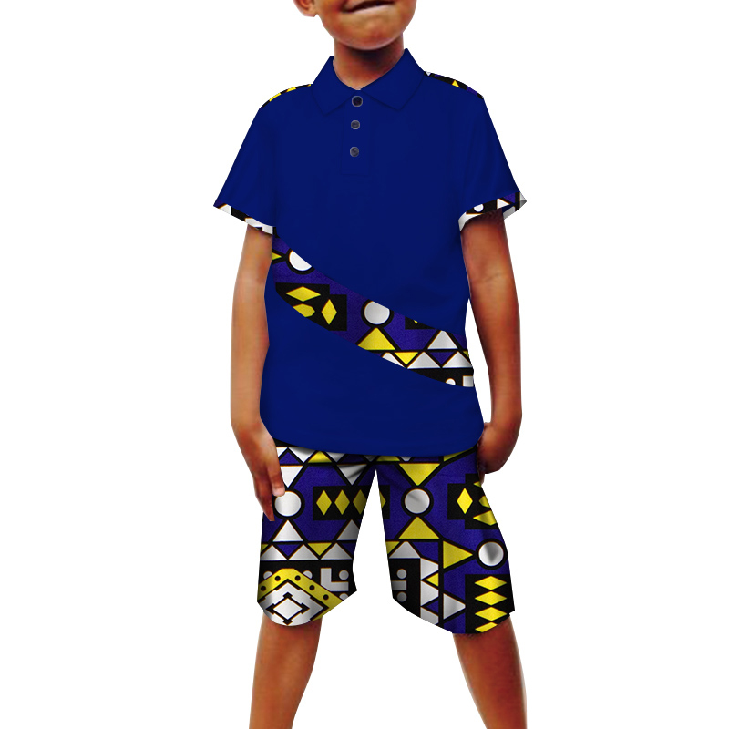 african dashiki boys T-shirts with pants (17)