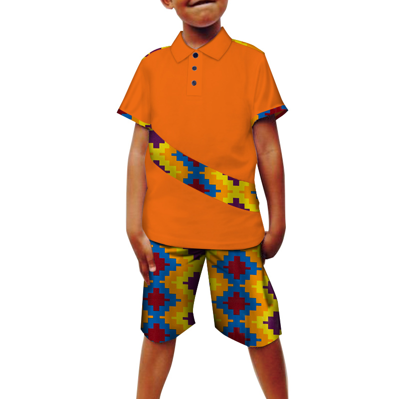african dashiki boys T-shirts with pants (18)