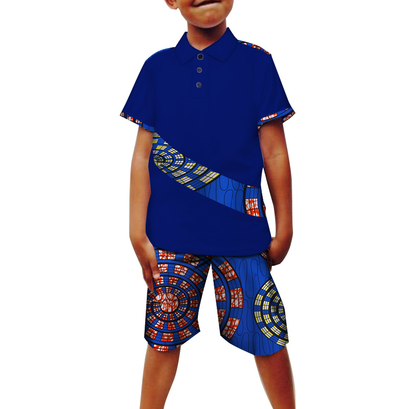 african dashiki boys T-shirts with pants (19)