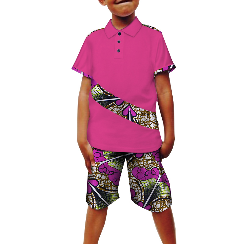 african dashiki boys T-shirts with pants (21)
