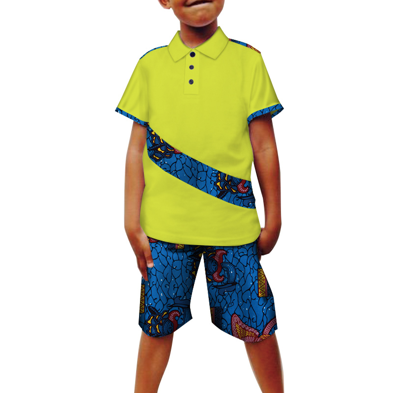 african dashiki boys T-shirts with pants (22)