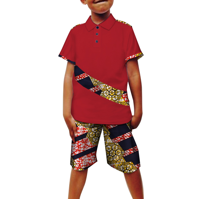 african dashiki boys T-shirts with pants (23)
