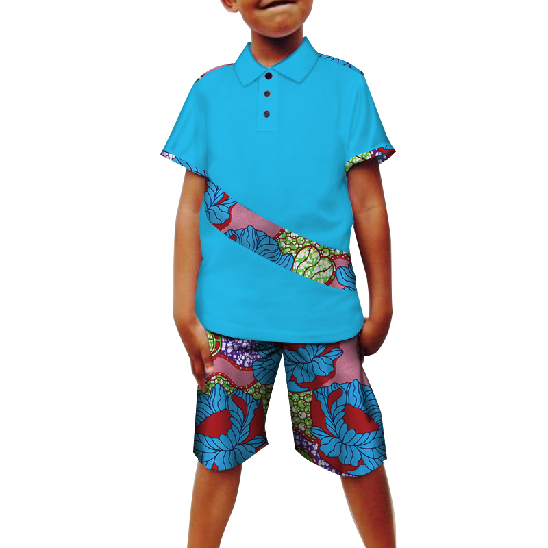 african dashiki boys T-shirts with pants (24)