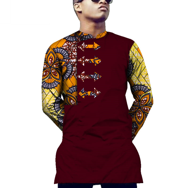 african dashiki print men shirt (14)