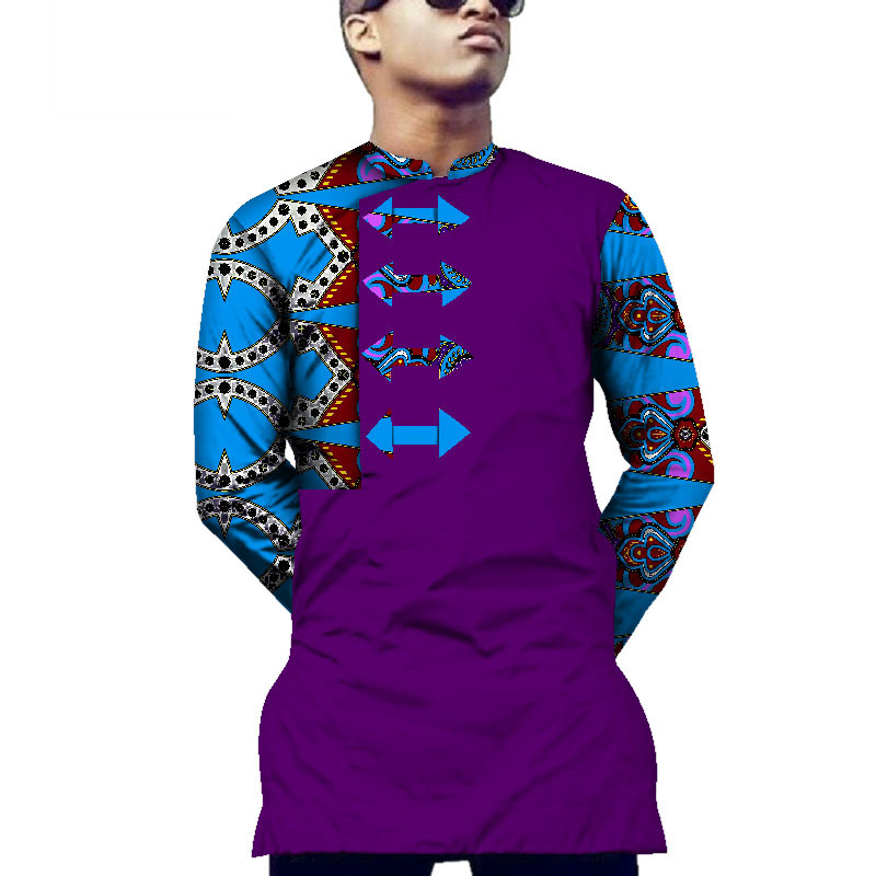 african dashiki print men shirt (16)