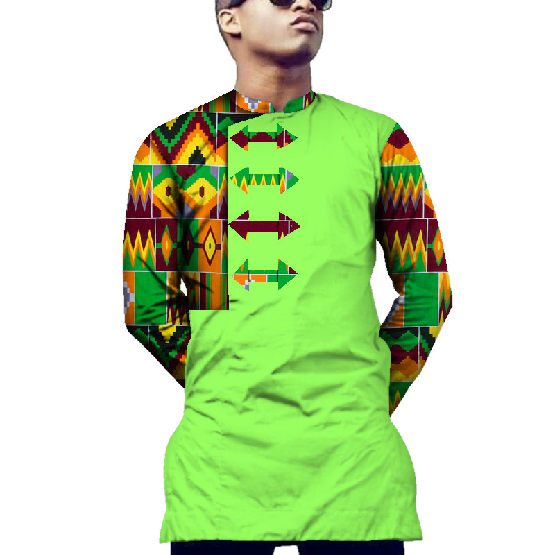 african dashiki print men shirt (9)