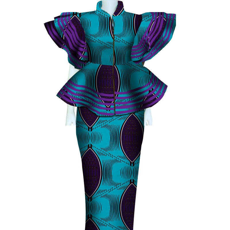 african traditional dashiki ladies suits  (3)