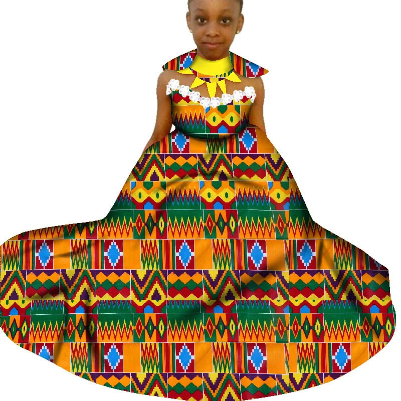 african wax princess dress (2)