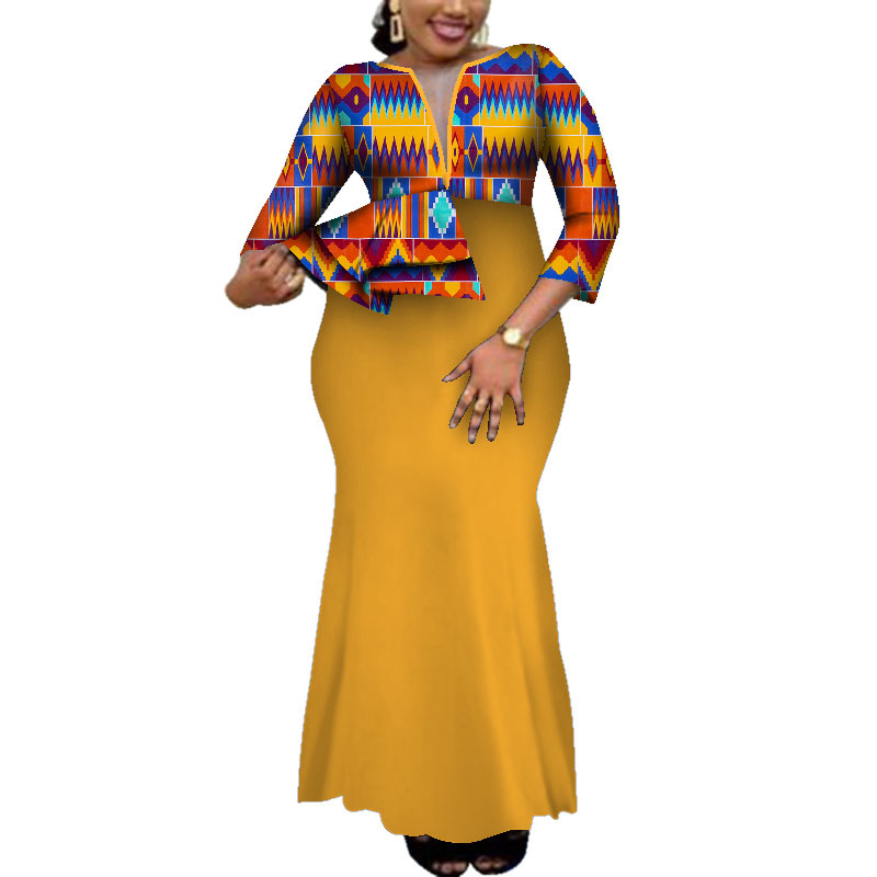 ankara dashiki matching dress (2)
