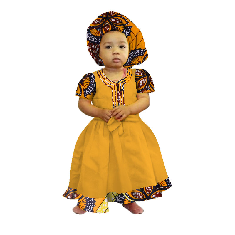 dashiki african children dresses (2)