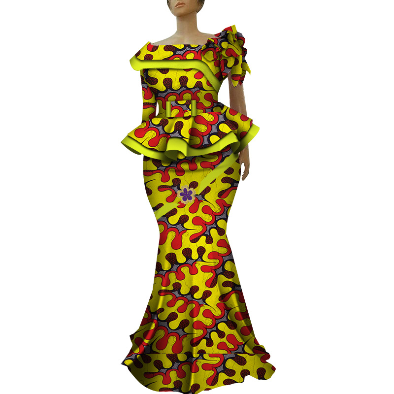 dashiki evening dress for lady (4)