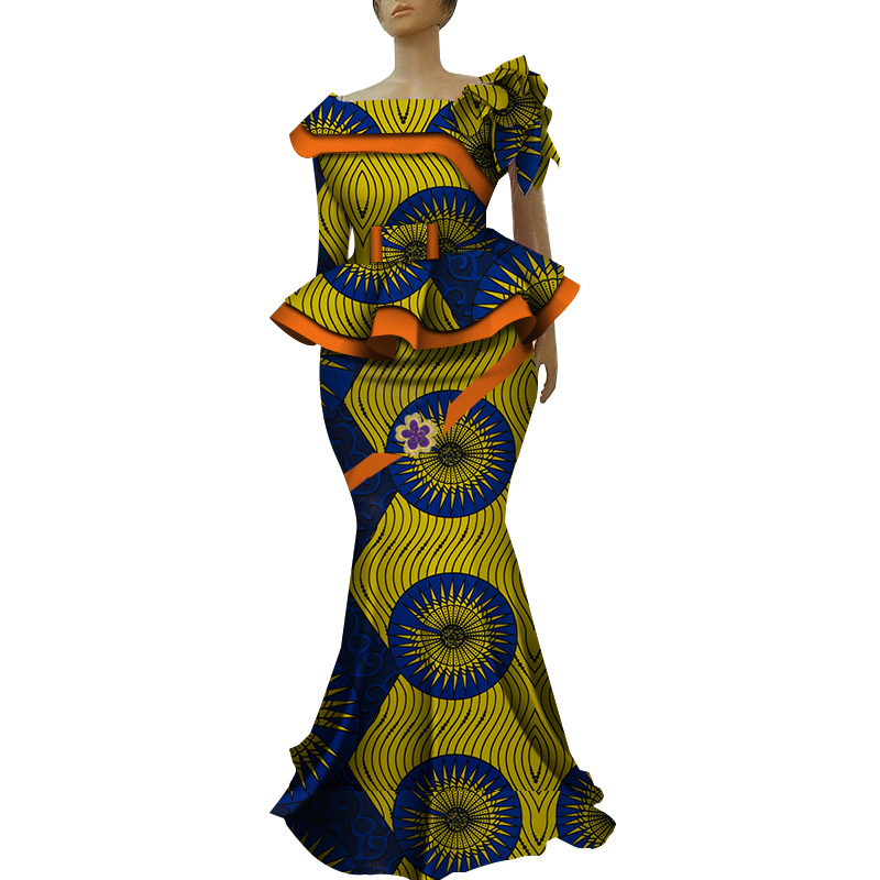 dashiki evening dress for lady (5)