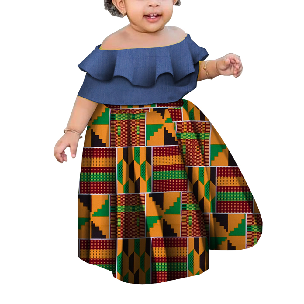 summer skirt of african children dress  (2)