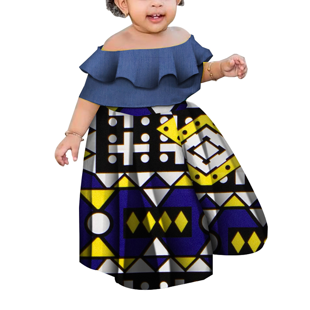 summer skirt of african children dress  (3)