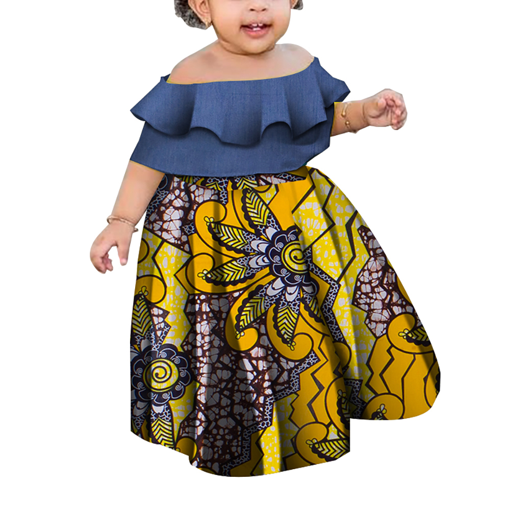 summer skirt of african children dress  (4)